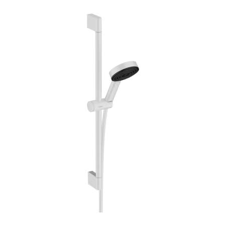 ★Hansgrohe 24161700<br>Pulsify Select S 蓮蓬頭滑桿組 65cm 三種水流(白)示意圖