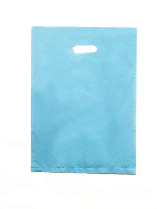 HDPE高密度-客製化訂製不同尺寸-不同顏色可印刷LOGO廣告效果增加曝光-文具袋禮品袋平口打洞袋手提袋質感袋交換禮物包裝袋腰子袋打孔袋示意圖