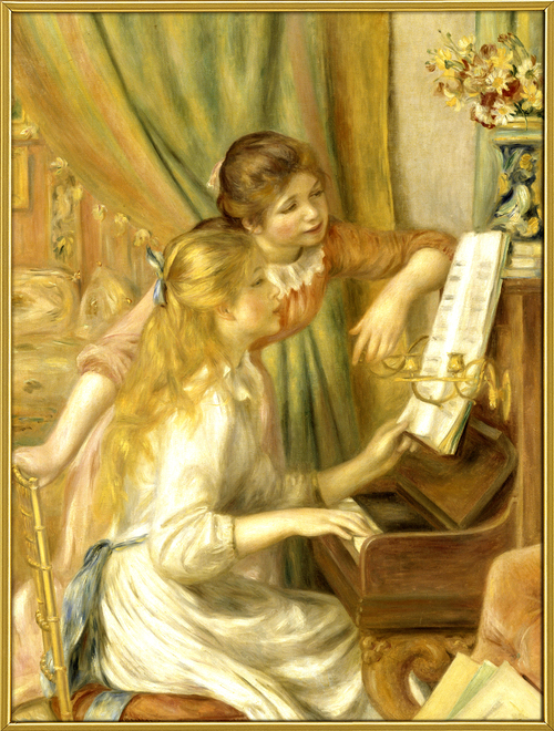 彈鋼琴的少女(S)示意圖
