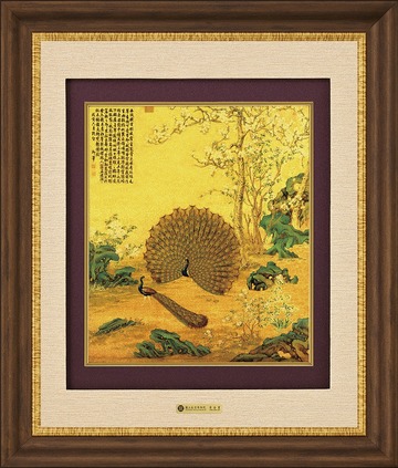 典藏－孔雀開屏示意圖