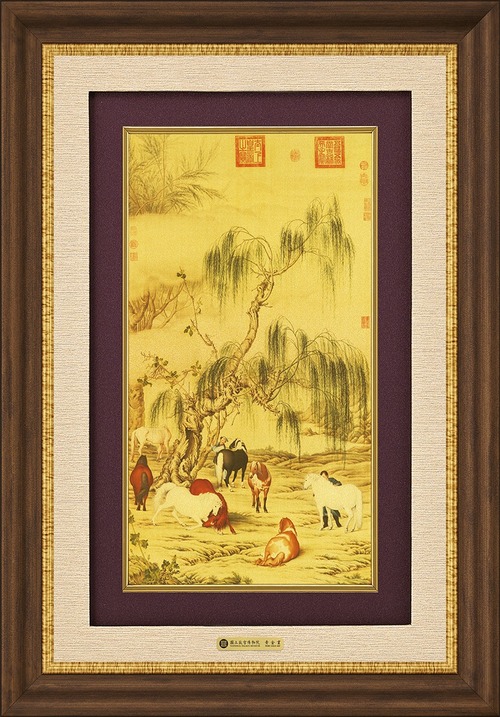 典藏－八駿圖示意圖