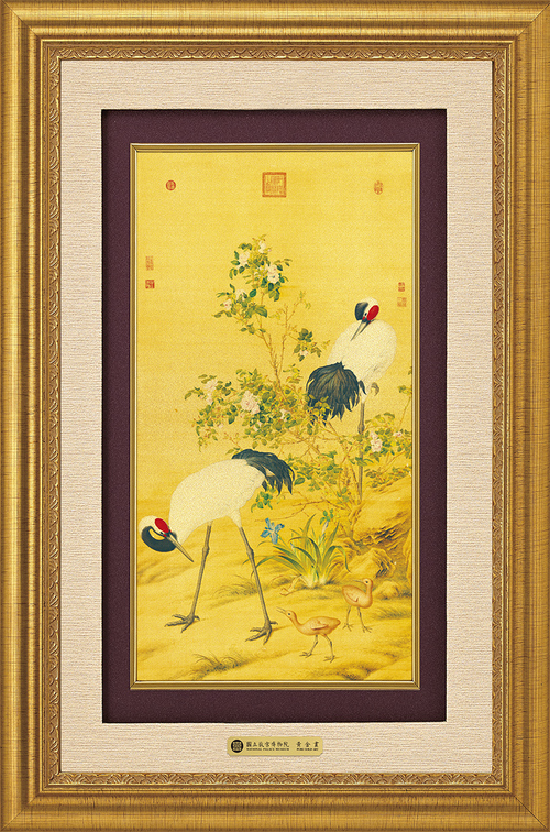 錦繡W－花陰雙鶴示意圖