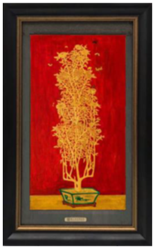 常玉－富甲菊示意圖