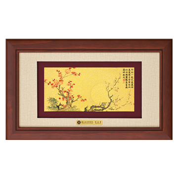 如意-梅花竹葉示意圖