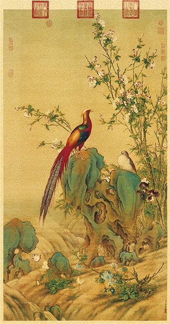 錦春圖畫心