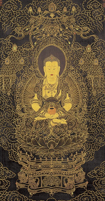 無量壽佛畫心