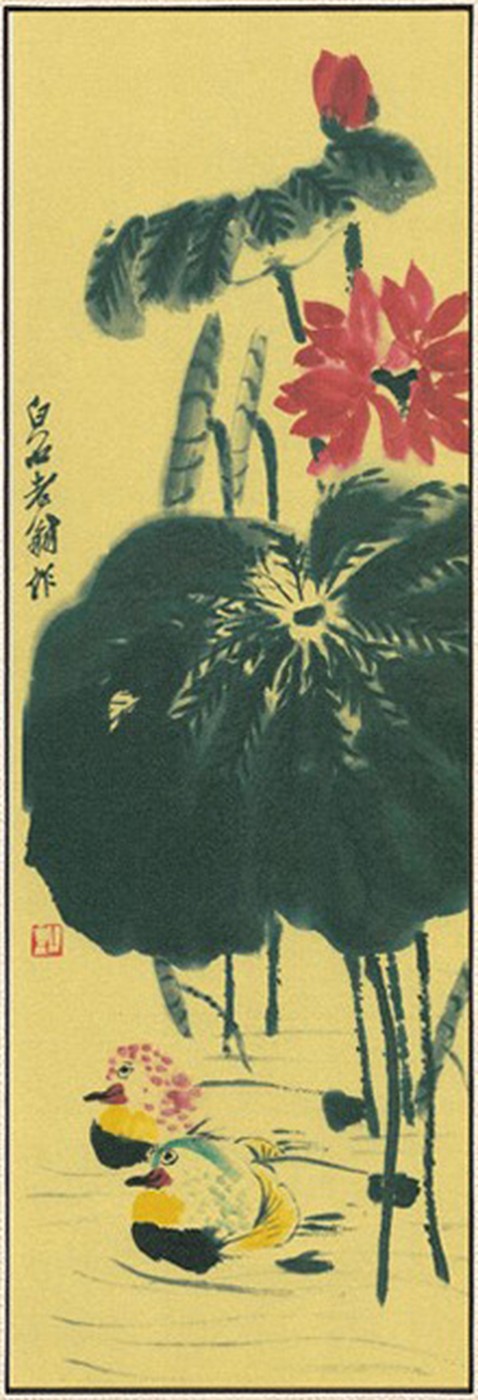 荷花鴛鴦