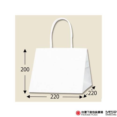 P-smooth 22-22 紙袋／白色／25入示意圖