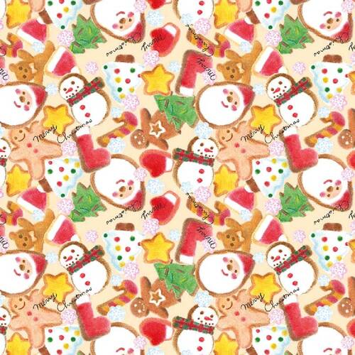 X/ 包裝紙 半才 聖誕飾品 50枚示意圖