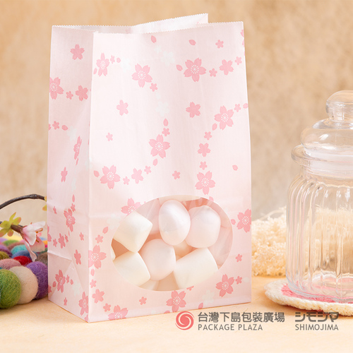 S1F開窗角底袋／舞櫻／50入示意圖