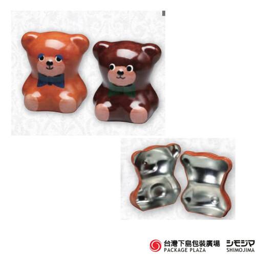 CA / 鐵盒 / 棕色小熊 / 131457 /２入示意圖