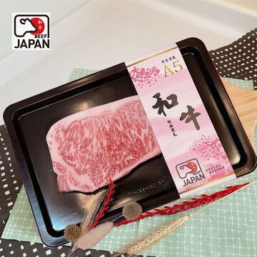 A5和牛紐約克牛排示意圖