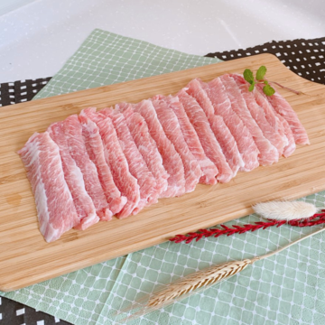 松板豬肉片示意圖