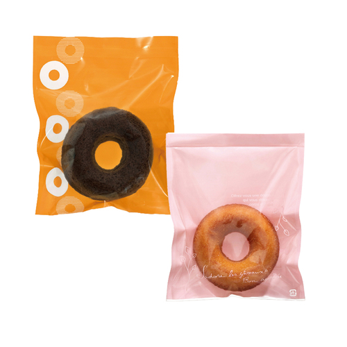 甜甜圈包裝袋(兩色)示意圖