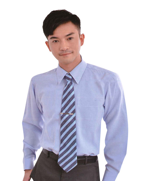 男襯衫 短袖襯衫 長袖襯衫 淺藍色素面 <span>S-04 ＃P.41</span>示意圖