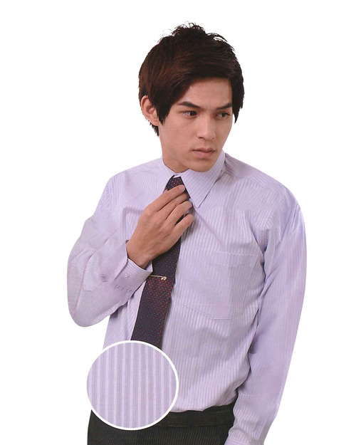 男襯衫 長袖襯衫 短袖襯衫 紫色暗紋 <span>A-8506-4 ＃P.51</span>示意圖