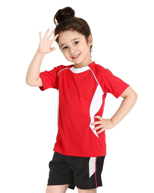 T恤訂製款幼兒園運動T-紅配白 <span>PCANK-THQ-A12</span>示意圖