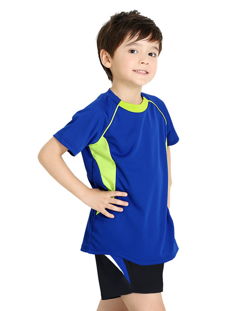 T恤訂製款幼兒園運動T-寶藍配綠 <span>PCANK-THQ-A53</span>示意圖