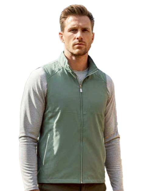 輕薄散熱彈力背心-莫蘭迪綠 <span>109-1</span>示意圖