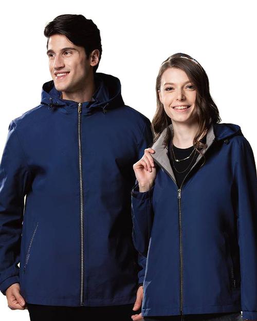 可拆帽複合精品外套-丈青 <span>11311</span>示意圖