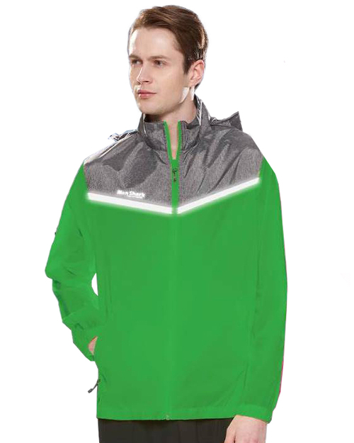 反光防風外套 深綠 <span>99382 ＃P.98</span>示意圖