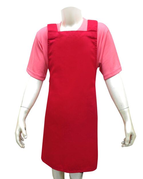 兒童烘培圍裙訂製款-紅色<span>APCAN-C-00062</span>示意圖