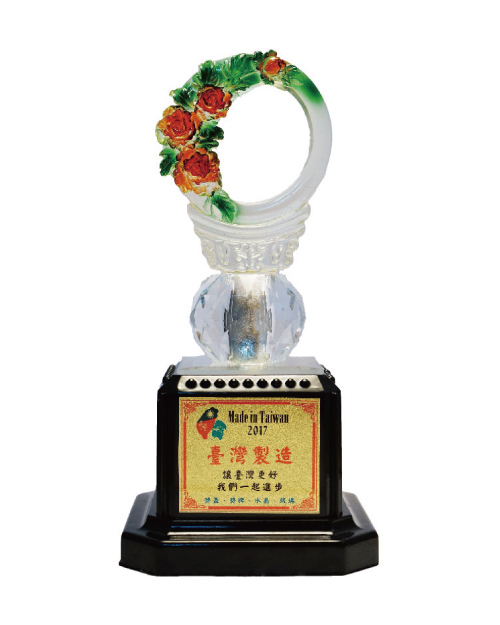 紀念獎座 水琉璃獎盃-奼紫嫣紅<span>CPL-012</span>示意圖
