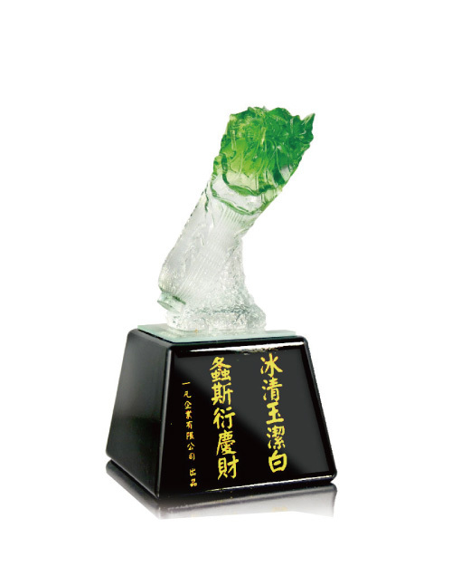 紀念獎座 琉璃獎座-琉璃百財<span>E011-03</span>示意圖