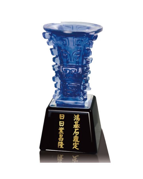 紀念獎座 琉璃獎座-蒸蒸日上<span>F006-03</span>示意圖