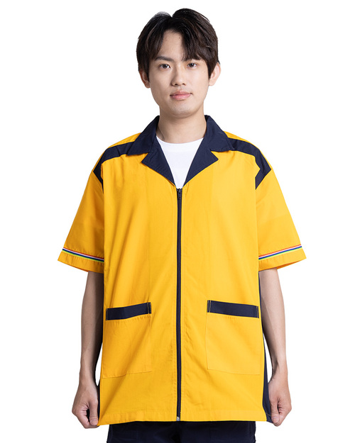 經理服短袖訂製款-黃配黑 <span>MAG-A28</span>示意圖