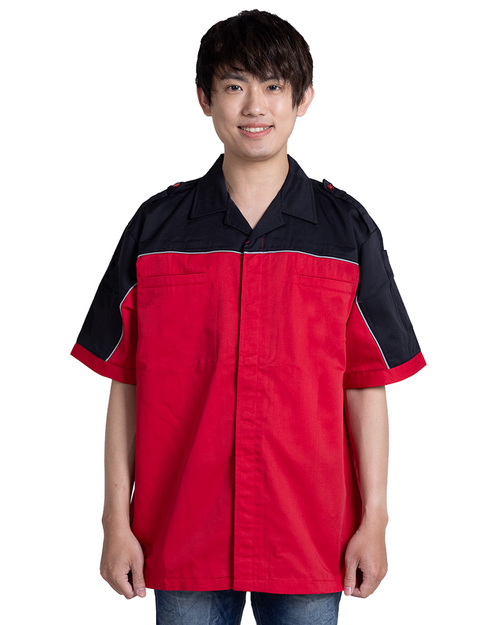經理服短袖訂製款-紅配黑 <span>MAG-A31</span>示意圖