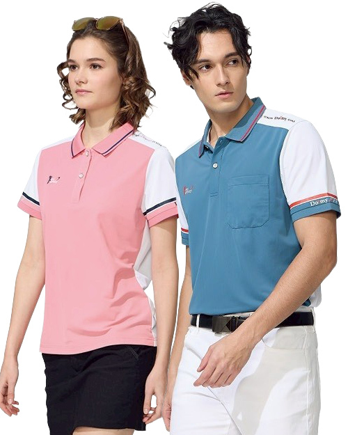 休閒POLO衫-動感珠地涼感布｜<span>男版PD-T61035_女版PD-T61036</span>示意圖