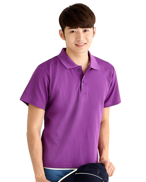 排汗POLO衫 短袖 雙面排汗 中性 紫色<span>PHPB-P01-242</span>示意圖