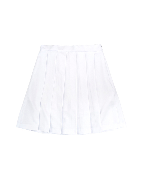 合唱團服｜百褶裙 白｜<span>SHO-D36SK</span>示意圖