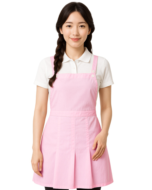 日式幼教圍裙｜百褶訂款 <span>AM-PO-0001-01</span>示意圖