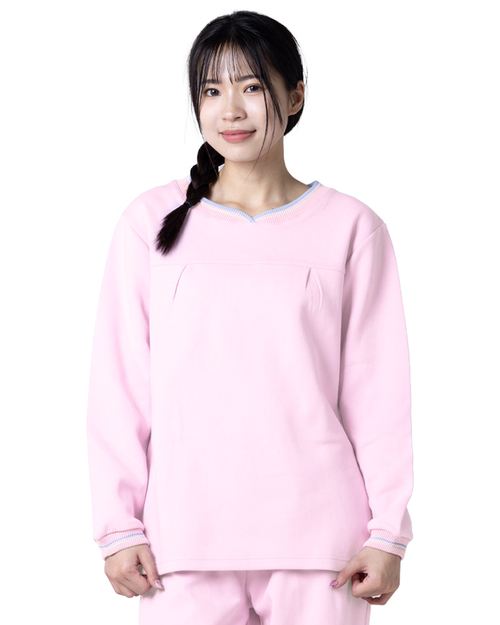健檢服-V領-粉紅<span>HELTH-W-A03</span>示意圖