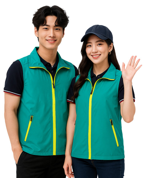 休閒網裡背心湖綠配螢光黃｜<span>G5310A</span>示意圖