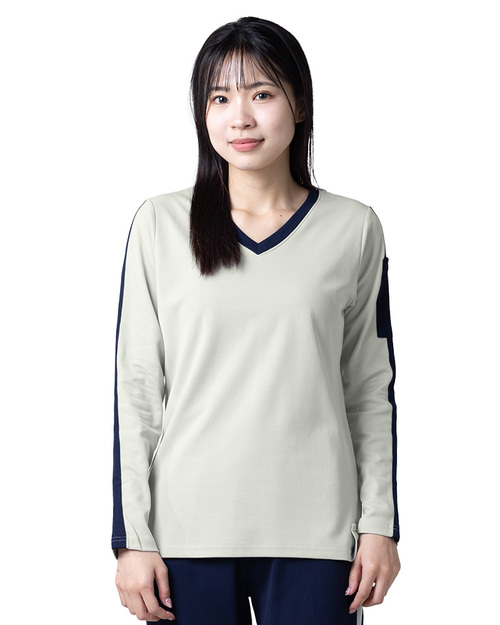 健檢服 女版-灰配丈青 <span>HELTH-W-A08</span>示意圖