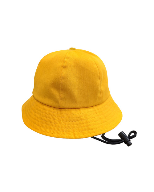 六片幼童帽訂製 有帽繩-桔黃<span>HSN-C01</span>示意圖