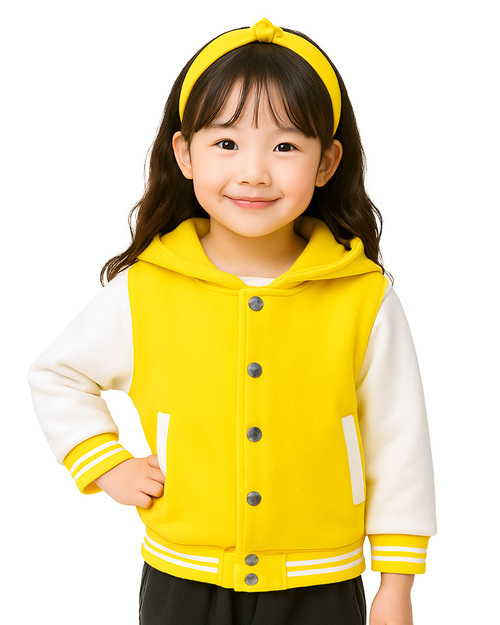 幼兒園運動服/幼兒園制服-黃配白 <span>KINDER-W-A02</span>示意圖