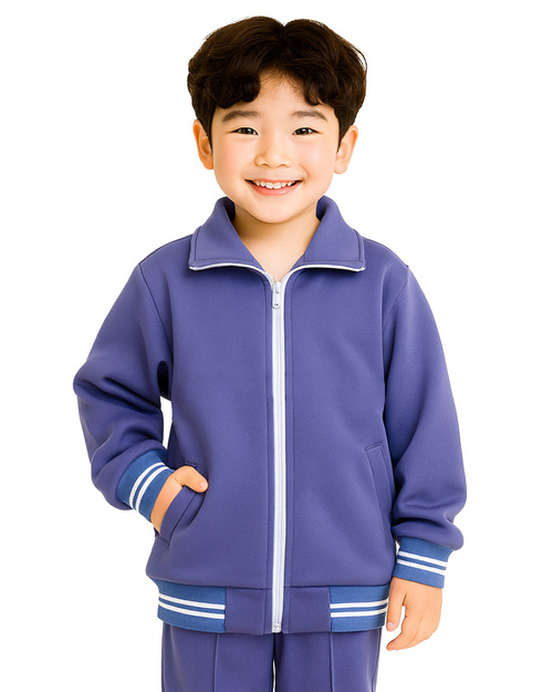 國小運動服外套-紫 <span>KINDER-W-A11</span>示意圖