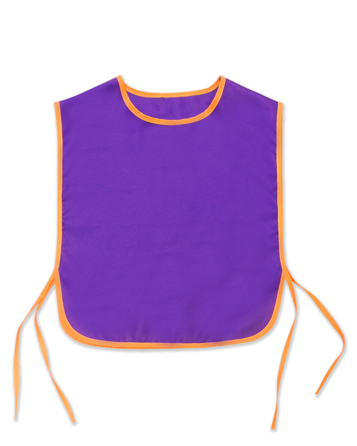 團體服樣式精選<br>號碼背心 比賽款 訂製 紫滾桔黃 <span>VNB-B-02-Style</span>示意圖