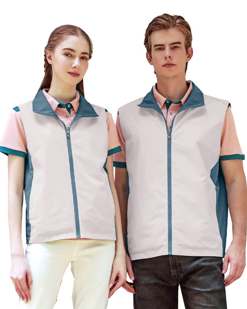 雙面穿背心-奶白/草綠 <span>P253622</span>示意圖