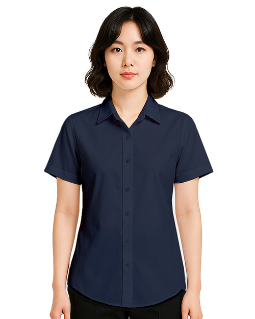 專櫃襯衫 訂製 短袖 丈青 <span>SCANG-A01-05</span>示意圖