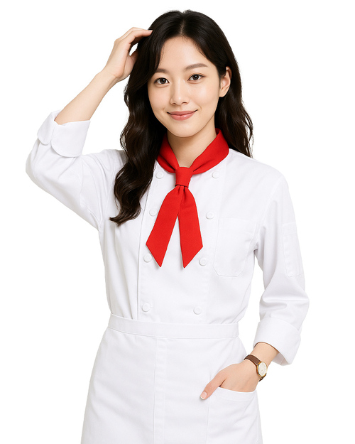 廚師領巾 紅<span>SF-B01</span>示意圖