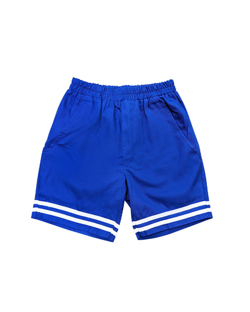 合唱團服｜鬆緊帶假褲襠 ｜寶藍配白｜<span>SHO-D09ST</span>示意圖