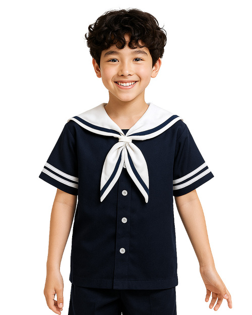 合唱團服 水手服男版 訂製<span>SHO-D15c</span>示意圖