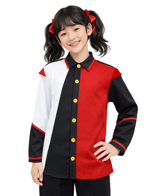 樂儀旗隊服 訂製-黑紅白｜<span>SHO-F01</span>示意圖