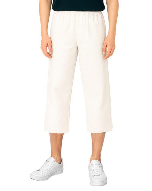 表演褲訂製｜八分寬褲 白色｜<span>SHO-G02</span>示意圖