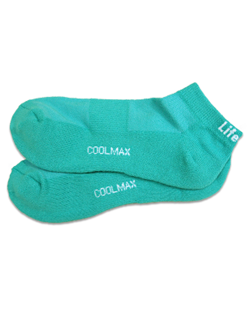 氣墊排汗襪 藍綠色 M L <span>SOCK-A01-40</span>示意圖